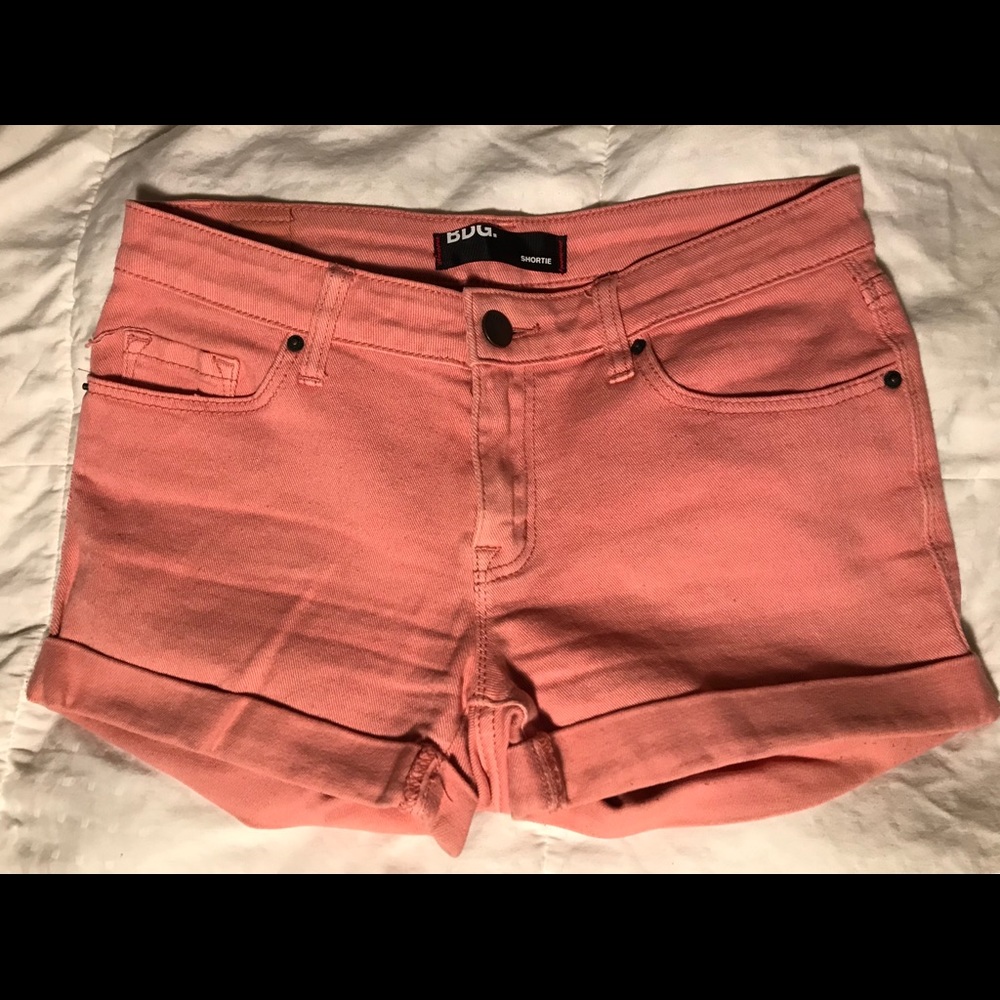BDG pink shorts